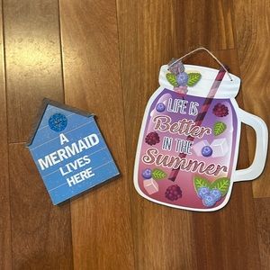 FREE  -Add to any bundle for Free.  Home Decor Signs - Set of Two